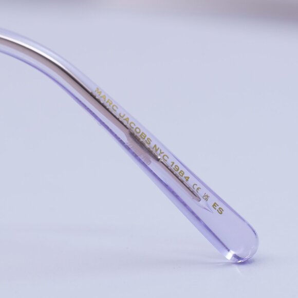 🕶️ New Marc Jacobs MARC 702/G 0789 00 Eyeglasses - Lilac/Gold Frame 49mm - Picture 7 of 10